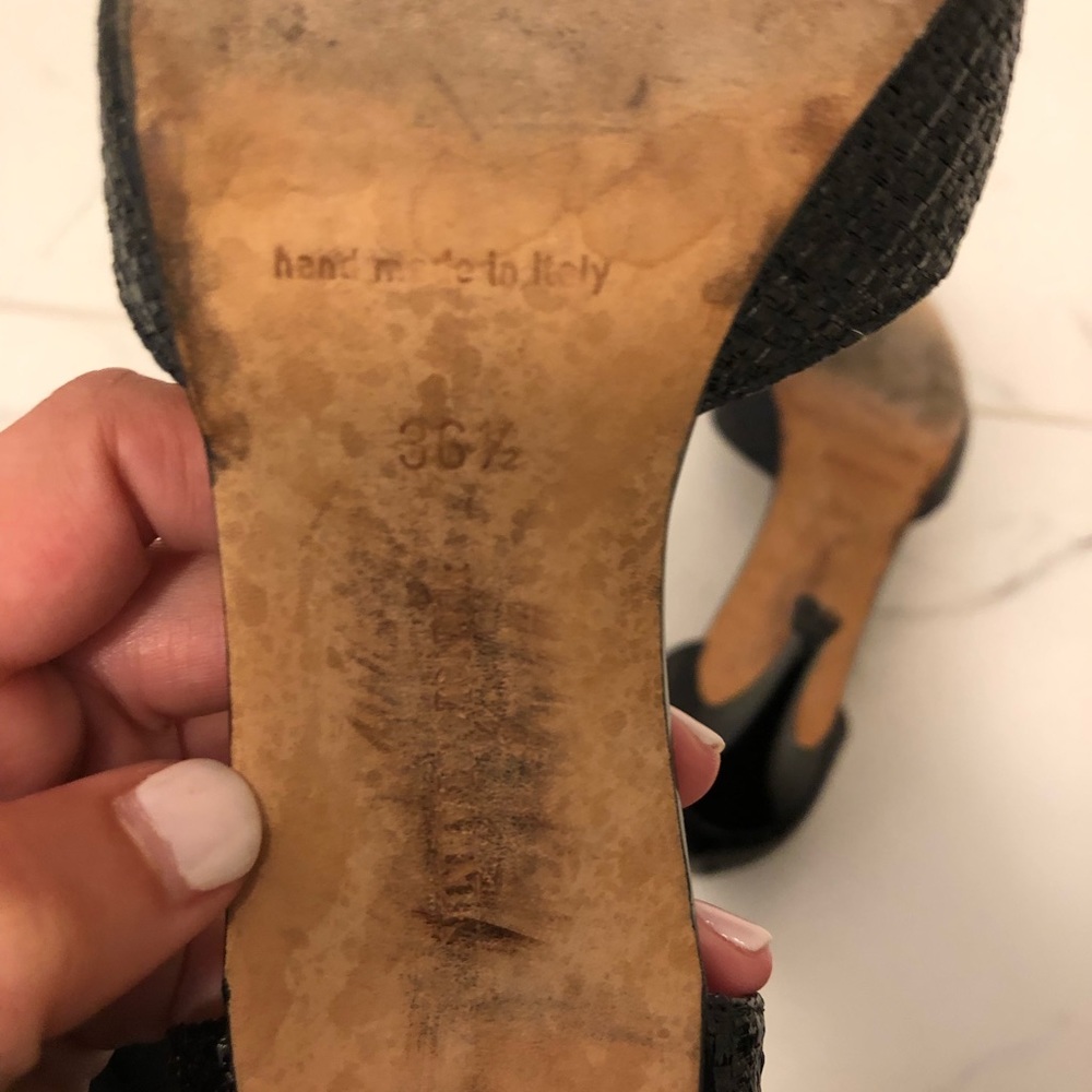 Manolo Blahnik Peep Toe Pumps - Picture 7 of 7